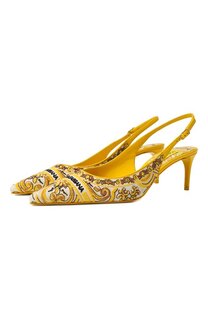 Текстильные туфли Lollo 60 Dolce & Gabbana