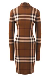 Платье из вискозы Burberry