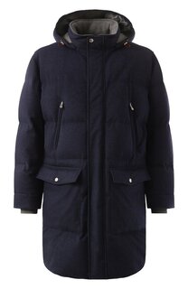 Шерстяной пуховик Brunello Cucinelli