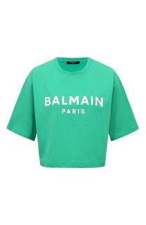 Хлопковая футболка Balmain