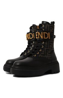 Комбинированные ботинки Fendigraphy Fendi