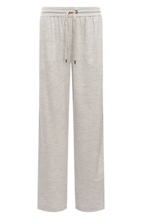 Брюки из хлопка и шелка Brunello Cucinelli