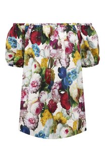 Хлопковая блузка Dolce & Gabbana