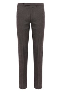 Брюки из шерсти и льна Zegna