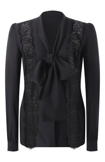 Блузка из шелка и хлопка Dolce & Gabbana