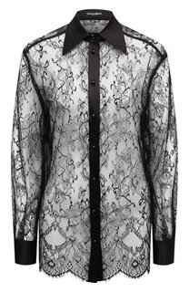 Блузка из вискозы и шелка Dolce & Gabbana