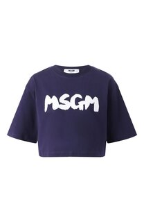 Хлопковая футболка MSGM