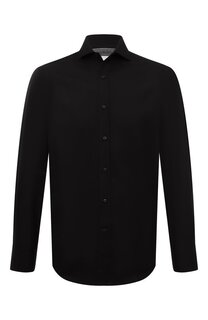 Хлопковая рубашка Brunello Cucinelli