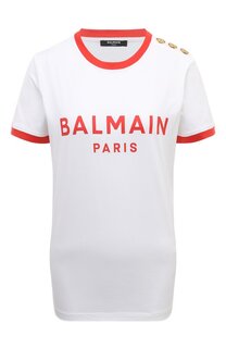 Хлопковая футболка Balmain