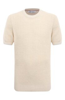 Джемпер изо льна и хлопка Brunello Cucinelli