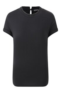 Хлопковая футболка Brunello Cucinelli