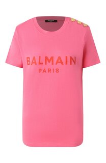 Хлопковая футболка Balmain
