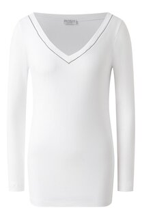 Хлопковый пуловер Brunello Cucinelli