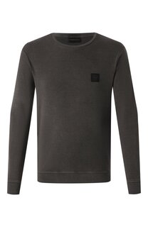 Хлопковый свитшот Emporio Armani