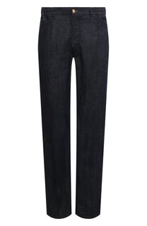 Брюки из хлопка и льна Stefano Ricci