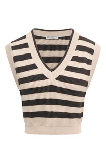 Хлопковый жилет Brunello Cucinelli