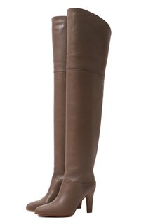 Кожаные ботфорты Eve 85 Chloé Chloe