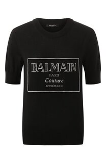 Шерстяной пуловер Balmain