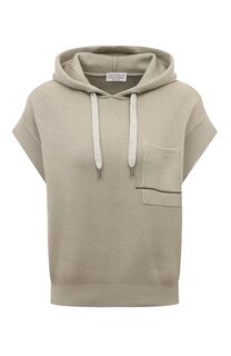 Хлопковый жилет Brunello Cucinelli
