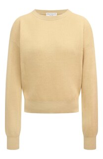 Хлопковый пуловер Brunello Cucinelli