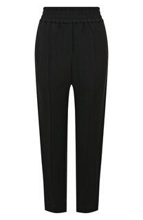 Брюки из вискозы и льна Brunello Cucinelli