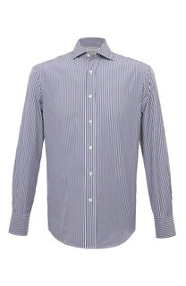 Хлопковая рубашка Brunello Cucinelli