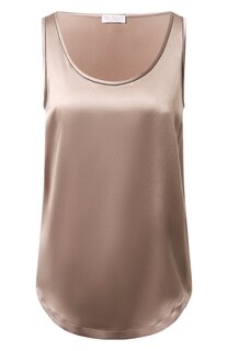 Шелковый топ Brunello Cucinelli