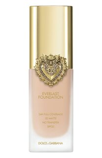 Стойкий матовый тональный крем Everlast Foundation SPF20 PA+++, оттенок 1ON Light Medium (27ml) Dolce & Gabbana