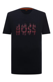 Хлопковая футболка BOSS Orange