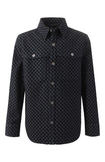 Джинсовая куртка-рубашка Balmain