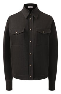 Шерстяная рубашка Brunello Cucinelli