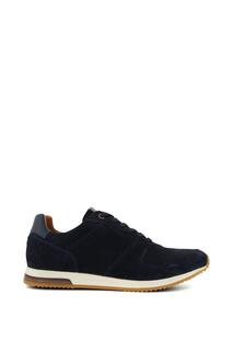 Кроссовки Trilogy Suede Trainers Dune London, синий