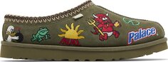 Кроссовки Palace x Tasman Slipper Burnt Olive, зеленый Ugg