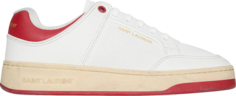 Кроссовки Saint Laurent SL-61 Low White Vintage Red, белый