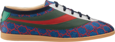 Кроссовки Gucci Falacer Lurex GG Blue, синий