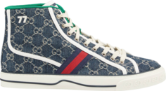 Кроссовки Gucci Tennis 1977 High Denim, синий
