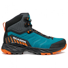 Ботинки для прогулки Scarpa Rush Trek GTX, цвет Pagoda Blue/Mango