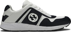 Кроссовки Gucci Leather Low Top Blue, синий
