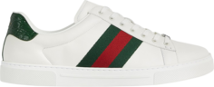 Кроссовки Gucci Ace White Green Red, белый