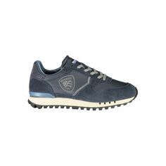 Мужские спортивные кроссовки Blauer Sleek с контрастной шнуровкой, синий