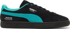 Кроссовки Puma Mercedes-AMG Petronas F1 x Suede Black Spectra Green, черный