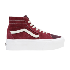 Кроссовки Vans Sk8-Hi Tapered Stackform, красный