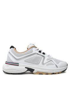 Кроссовки Tommy Hilfiger M Runner Tech Knit, белый