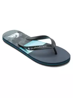 Сандалии Quiksilver "Molokai Panel", цвет Blue/Blue/Grey