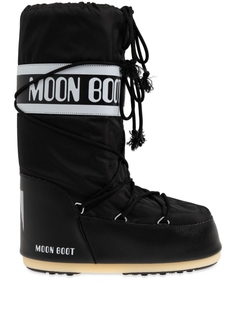 Moon Boot ботинки с логотипом Icon, черный