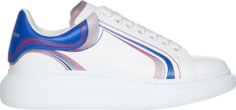 Кроссовки Alexander McQueen Oversized Sneaker Curve Tech - Blue Red, белый