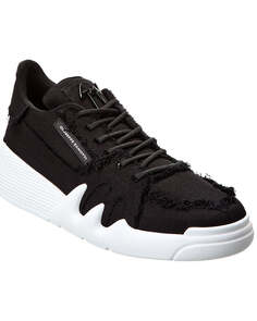 Кроссовки Giuseppe Zanotti Talon из парусины, черный