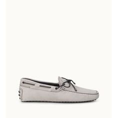 Кроссовки Gommino из нубука TODs, серый Tod’S