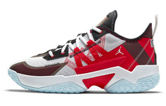 Кроссовки Jordan One Take 2 Vintage Basketball Unisex, белый/черный/красный