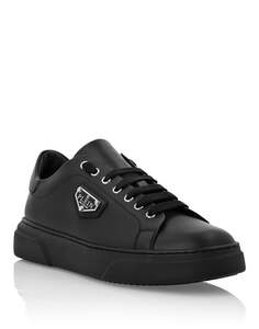 Кроссовки Lo-Top Iconic Plein Philipp Plein, цвет Black / Black